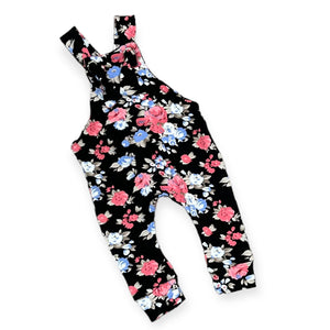 Overall - Black Floral