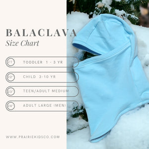 Balaclava - Pink Speck Fleece