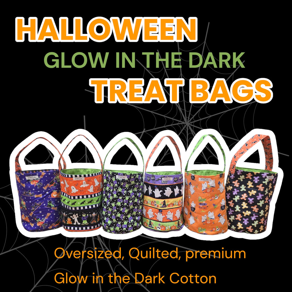 "Glow in the Dark" Trick or Treat Bags