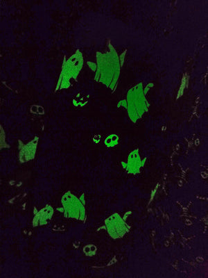 "Glow in the Dark" Trick or Treat Bags