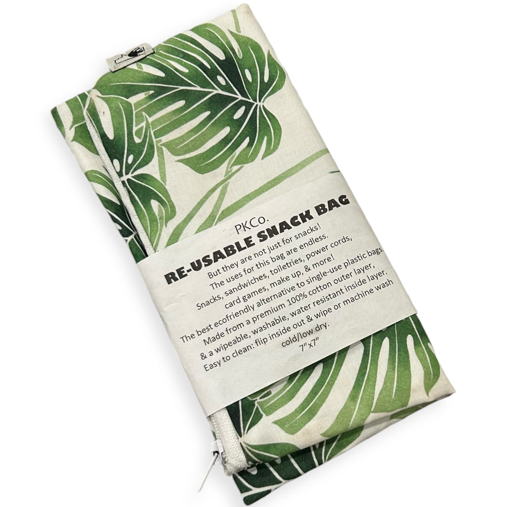 Zero Waste: Re-Usable Snack Bags
