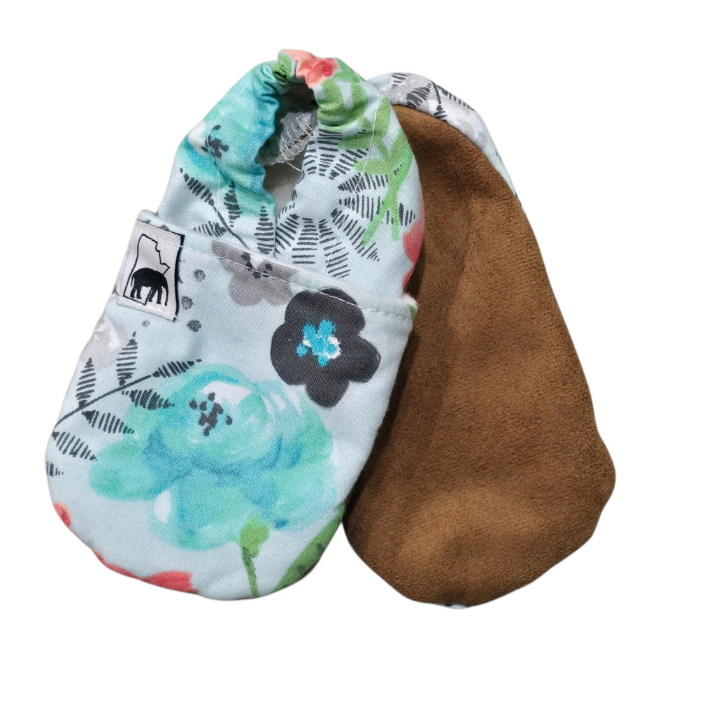 Bootie - Teal Garden