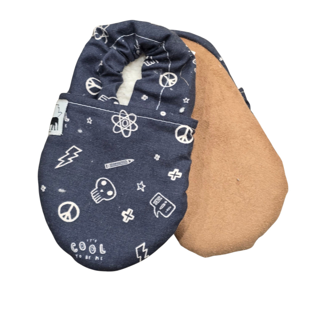 Bootie - Blue Doodles