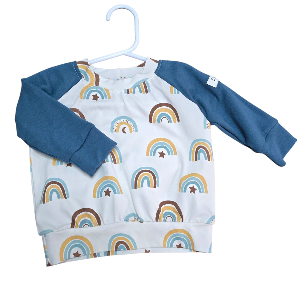 Crewneck - Blue Rainbow