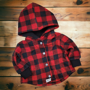 Shacket - Red Buffalo Plaid Fleece