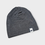 Hat- Charcoal Stripe