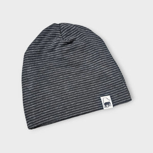 Hat- Charcoal Stripe