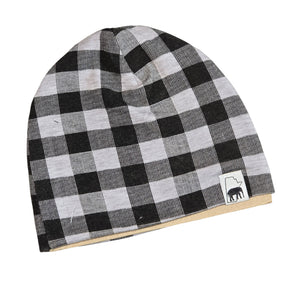 Hat - Black Check