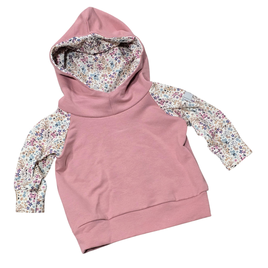 Hoodie - Ivory Floral