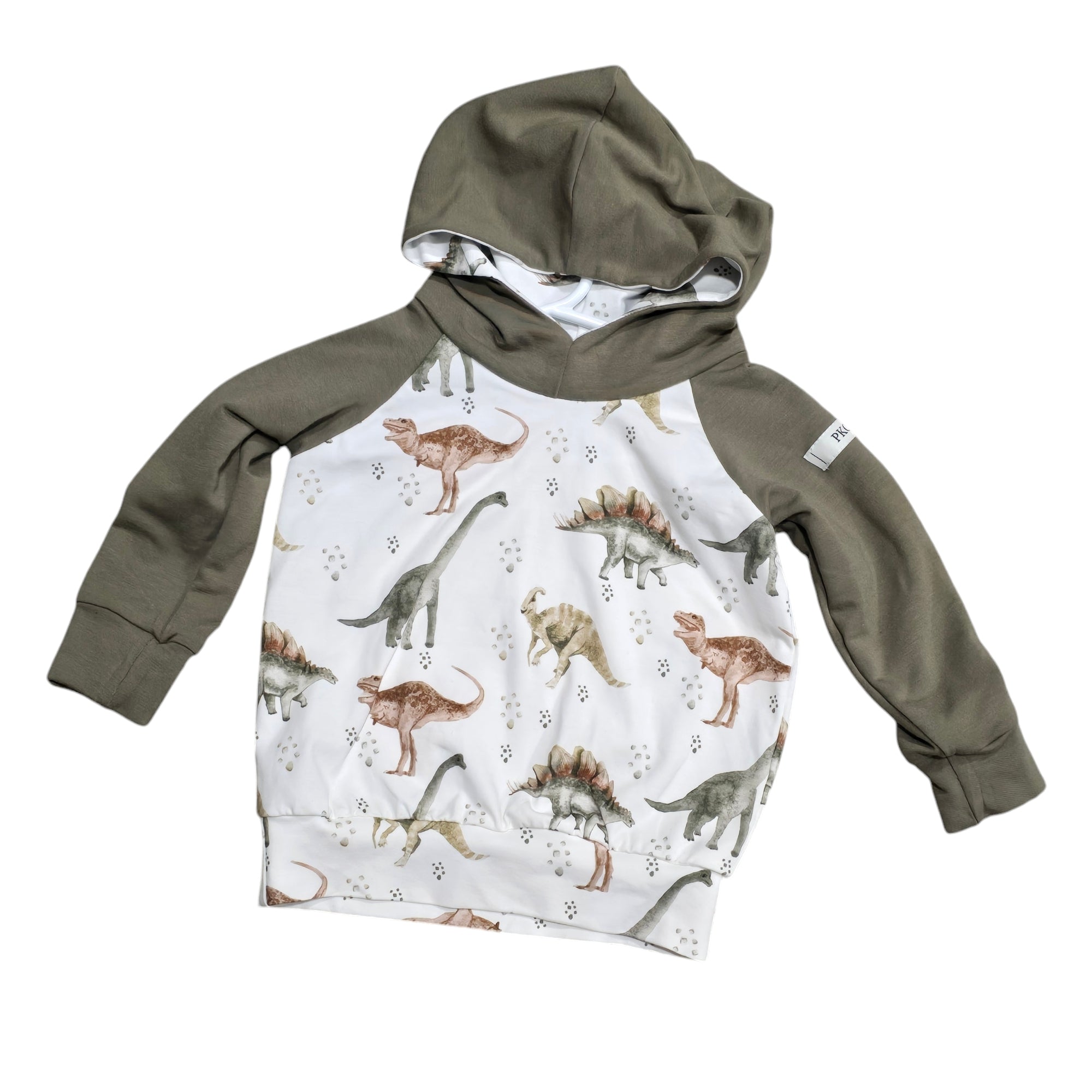 Hoodie - Olive Dino