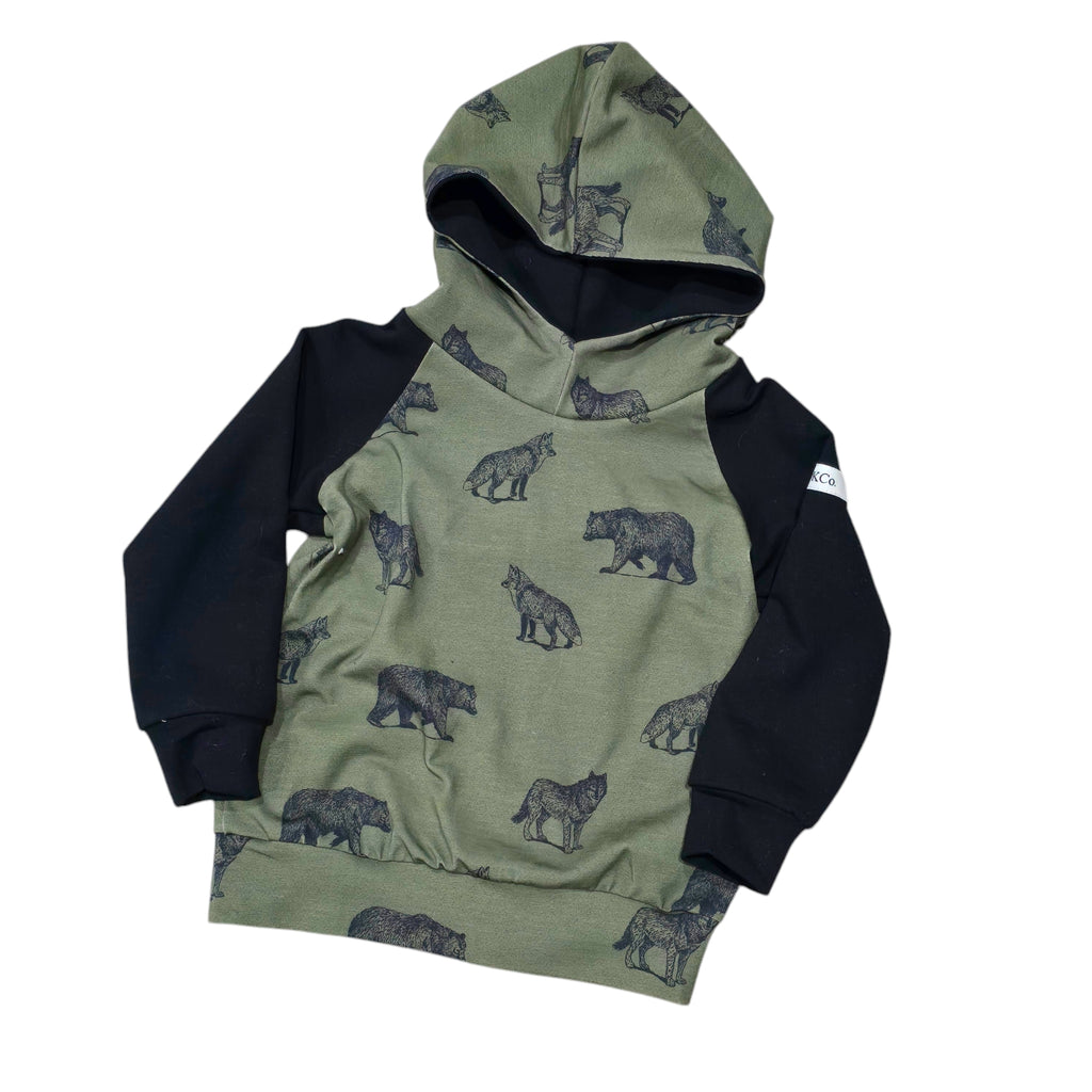 Hoodie - Bears & Wolves