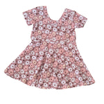 Swirly Pais Dress - Boho Coral