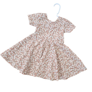 Swirly Pais Dress - Tan Meadow