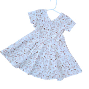 Swirly Pais Dress - Birds