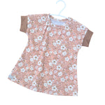 T Shirt Dress - Peach Floral