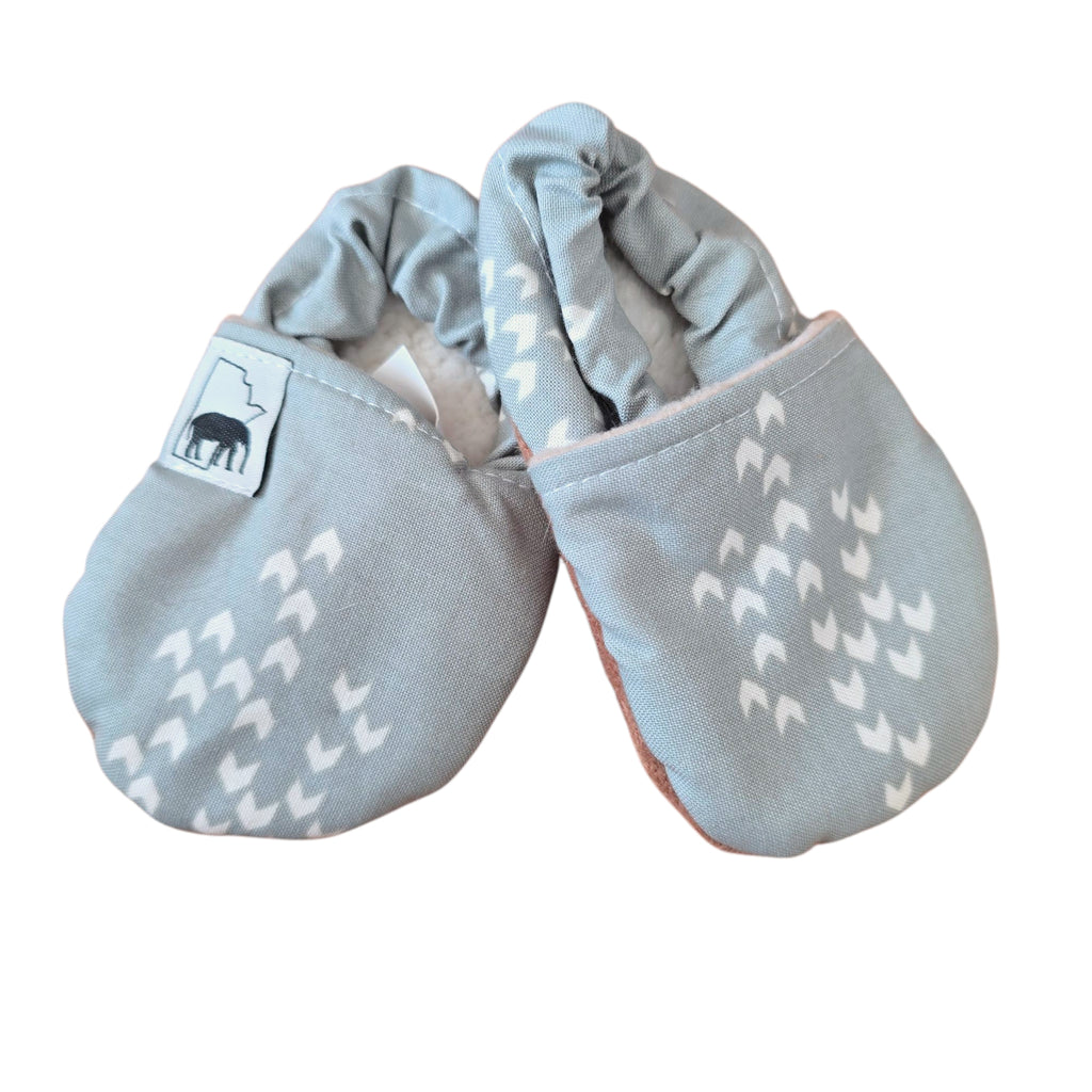 Bootie - Slate Chevron