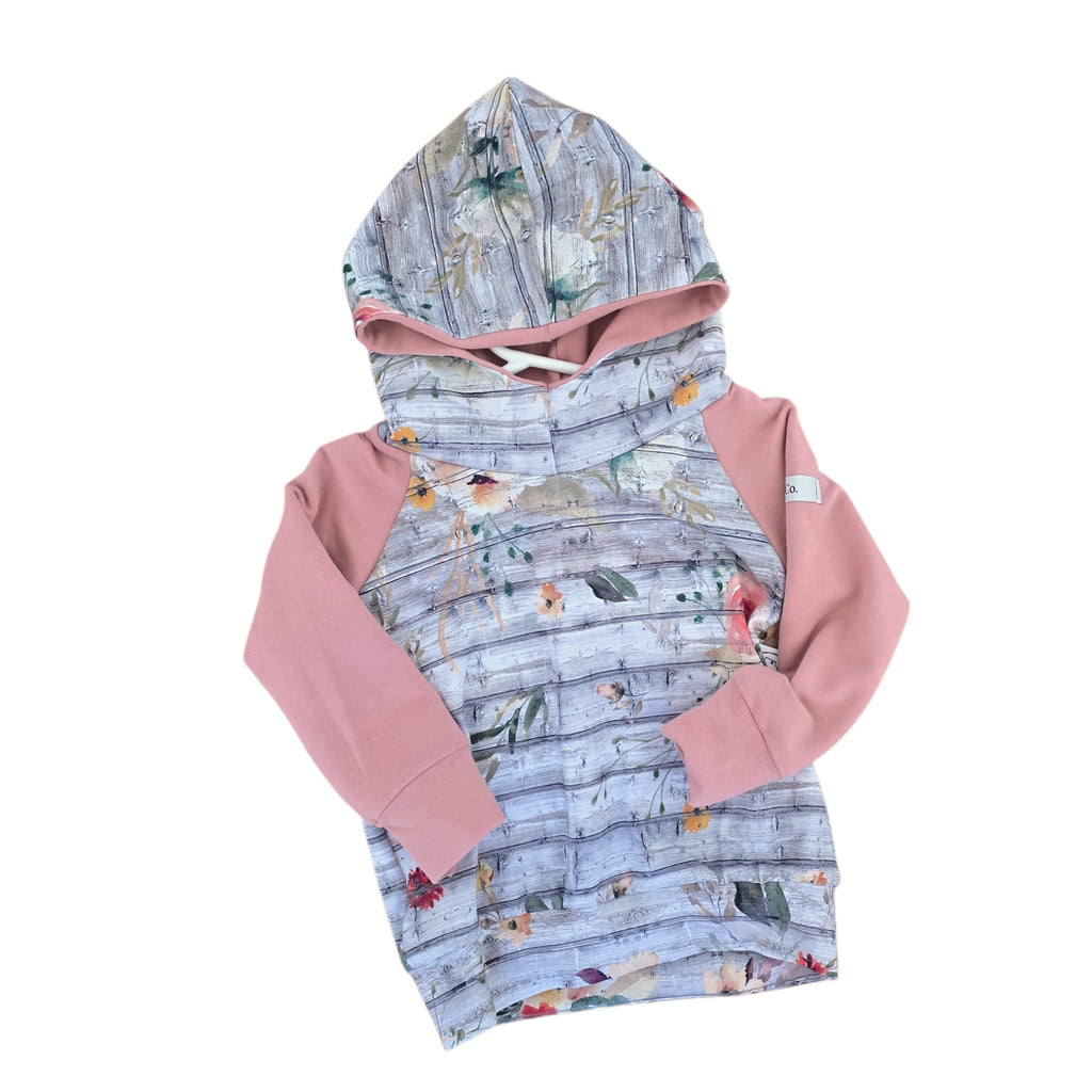 Hoodie - Barnwood Blush