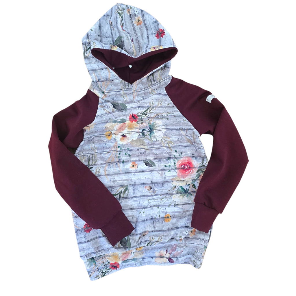 Hoodie - Barnwood Burgundy