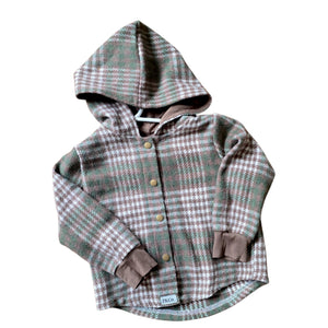 Shacket - Olive Plaid