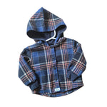 Shacket - Navy Plaid
