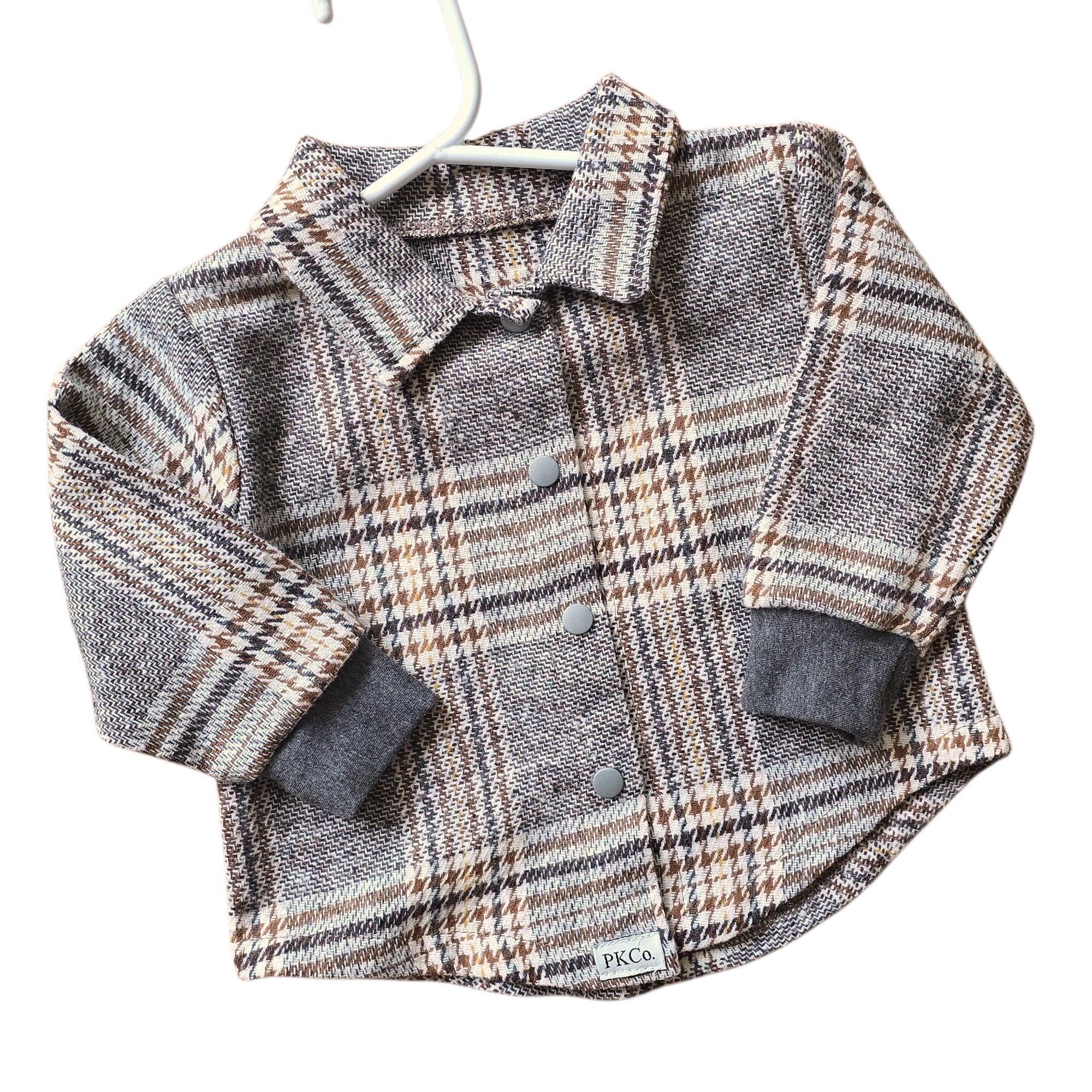 Shacket - Beige Plaid