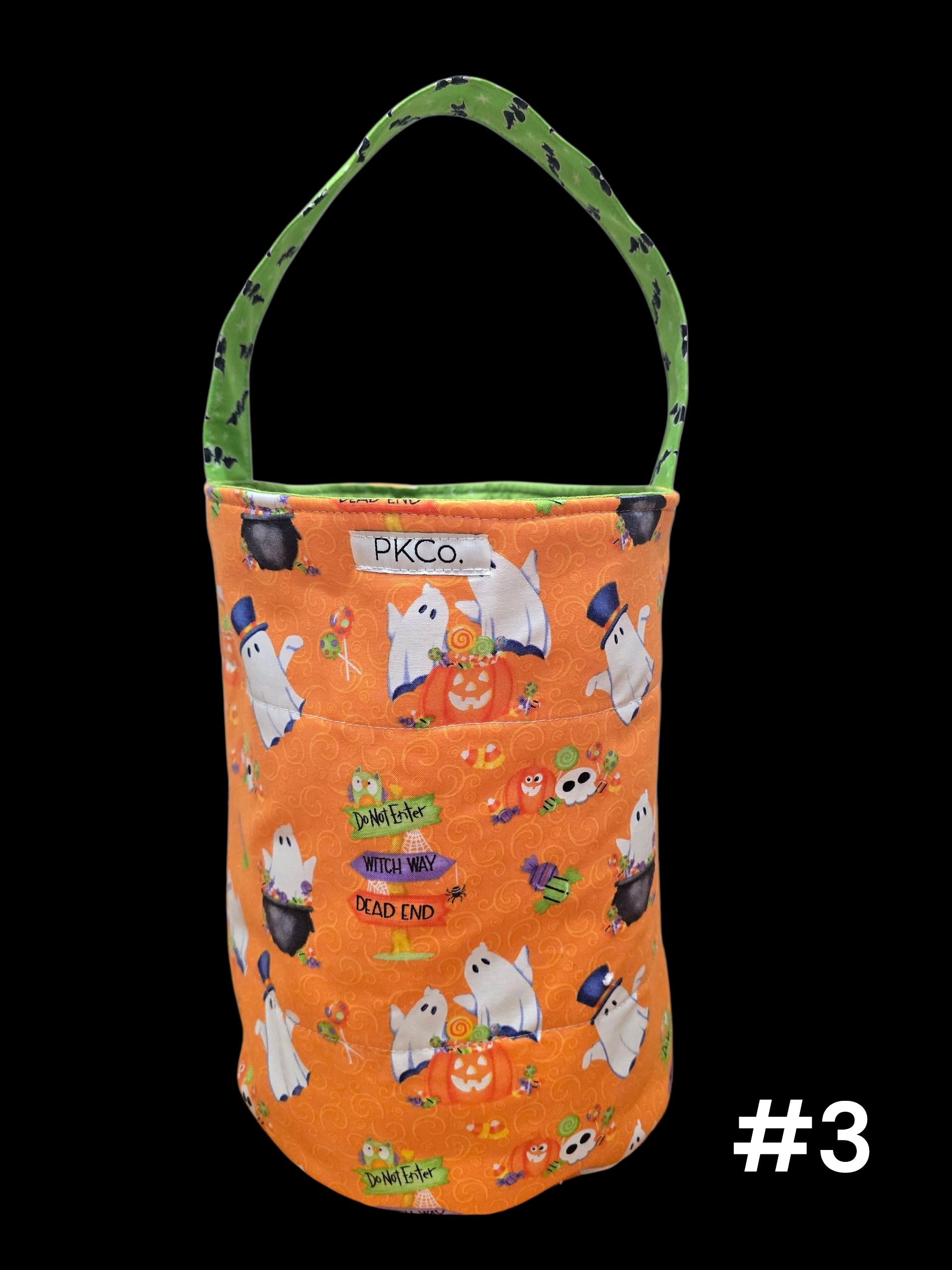 "Glow in the Dark" Trick or Treat Bags