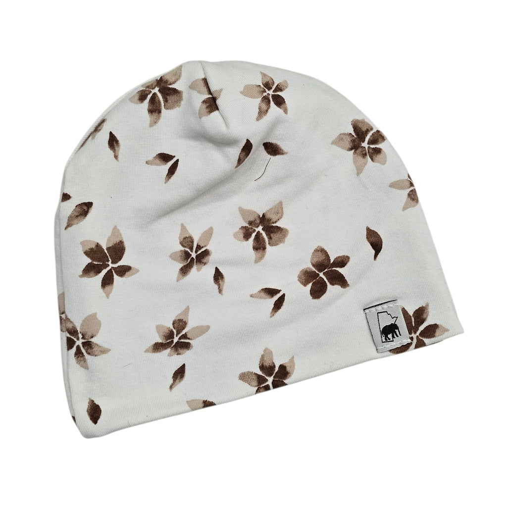 Hat - Brown Floral