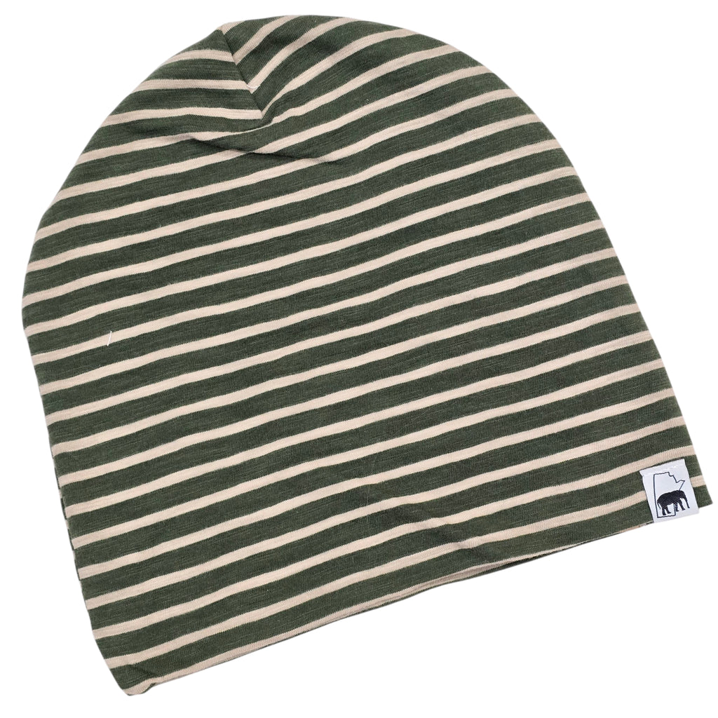 Hat - Olive Stripe