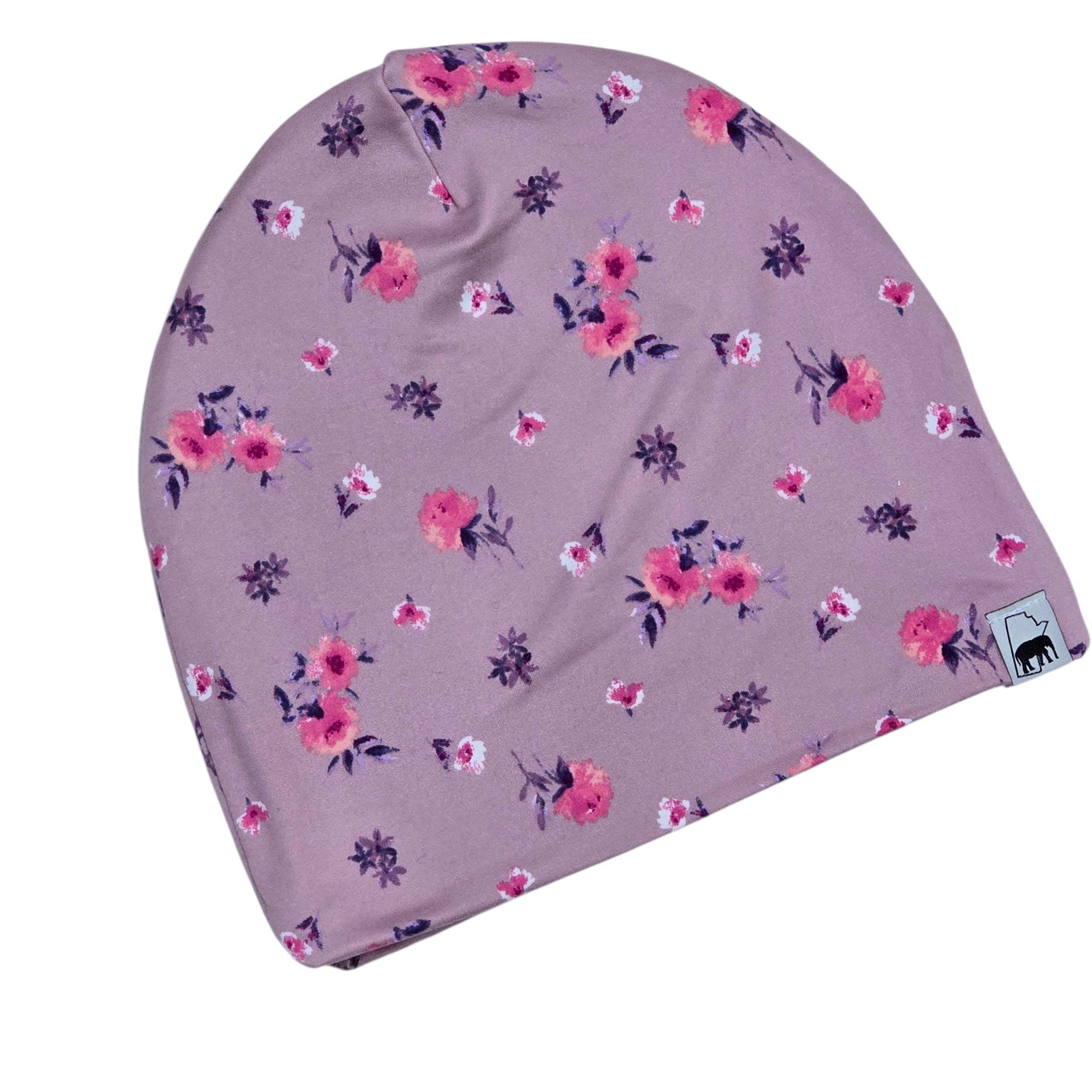 Hat - Purple Floral