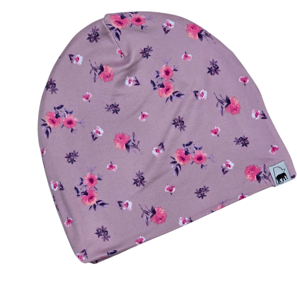 Hat - Purple Floral