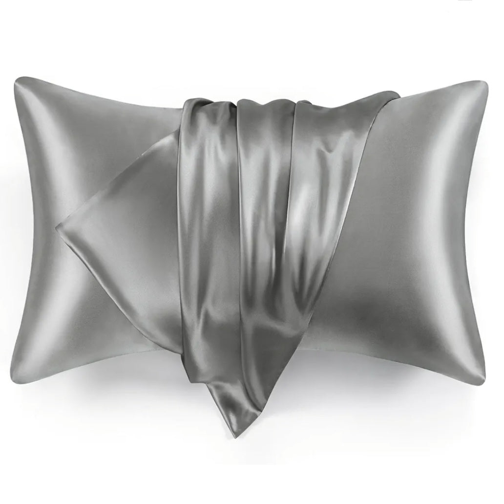 Satin Pillowcase - Grey