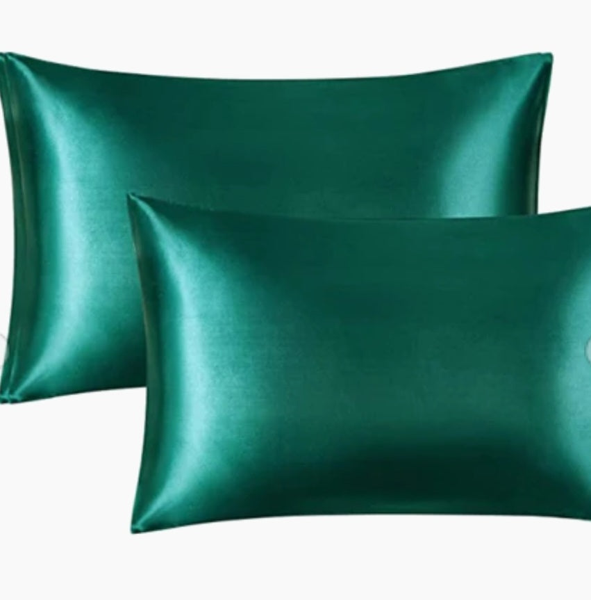 Satin Pillowcase - Emerald