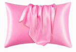 Satin Pillowcase - Pop of Pink
