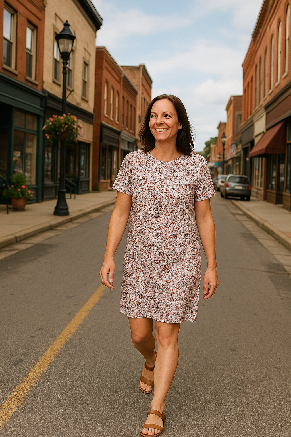 * Ladies T-Shirt Dress - also available in Tall length