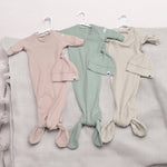 Baby Take Home Set - Blush Ribbed