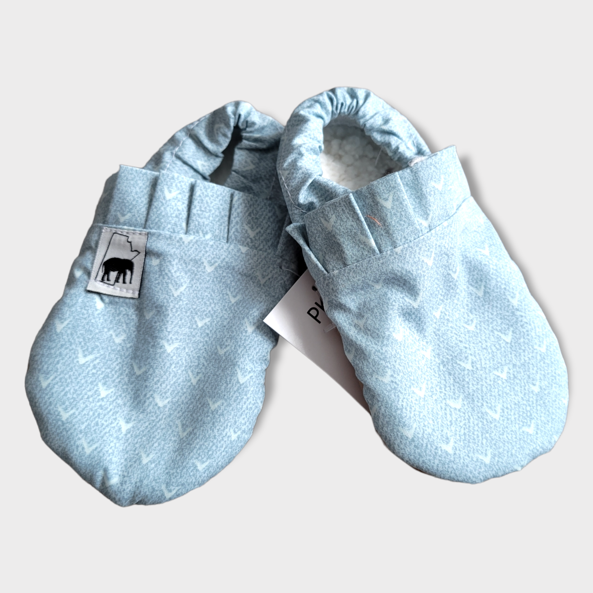 Ruffle Bootie - Baby Blue